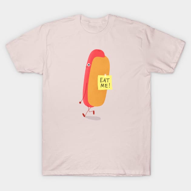 Hot Dog T-Shirt by Mauro Gatti Art